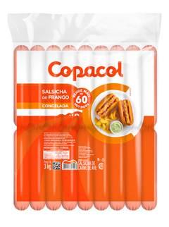 SALSICHA FRANGO COPACOL 6X3KG