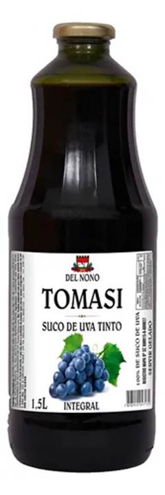 SUCO UVA BORDO DEL NONO INTEGRAL VIDRO TOMASI 6X1,5LT