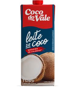 LEITE DE COCO REDUZIDO TEOR CALORICO DO VALE 12X1LT
