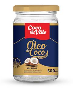 OLEO COCO DO VALE EXTRA VIRGEM 12X500ML