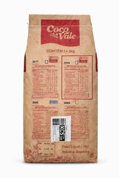 COCO RALADO FLOCOS INTEGRAL UMIDO ADOCADO COCO DO VALE 5KG