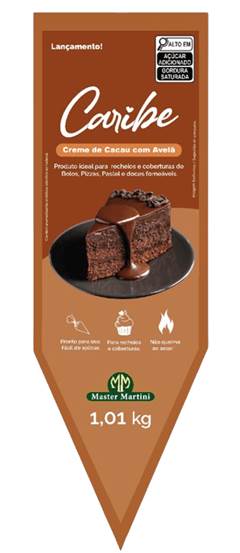 BISNAGA CREME DE AVELA CARIBE 9X1,01KG