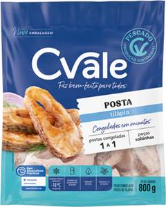 PEIXE POSTA TILAPIA IQF CVALE 16X800GR