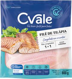 PEIXE FILE TILAPIA IQF CVALE 12X800GR