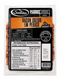 BACON PEDACO SULITA MEDIA 12KG