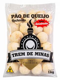 PAO DE QUEIJO RECHEADO C/ GOIABADA TREM DE MINAS 20X1KG