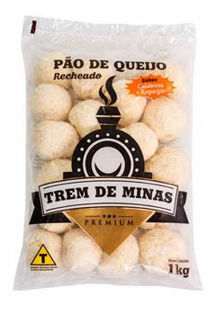 PAO DE QUEIJO RECHEADO C/ REQUEIJAO E CALABRESA TREM DE MINAS 20X1KG