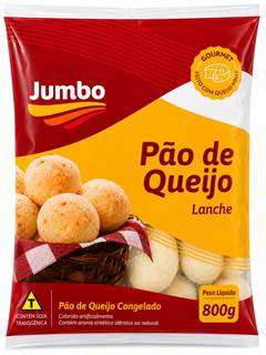 PAO DE QUEIJO LANCHE JUMBO 15X800G (50G)
