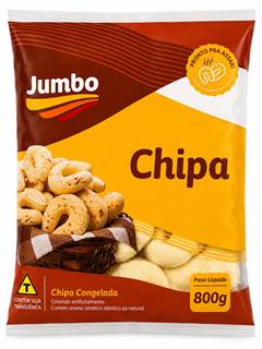 PAO DE QUEIJO CHIPA JUMBO 12X800G